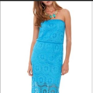 Lilly Pulitzer Strapless Maxi - sz small